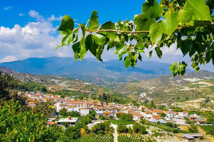 The beautiful village of Omodos in Cyprus
