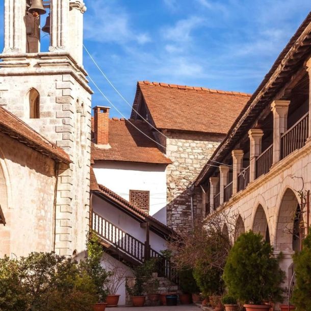 Monastery Panagia Chrysorogiatissa in Cyprus