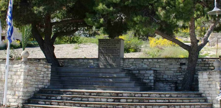 Monument of Heroes and Missing Person of Lefkara in Cyprus