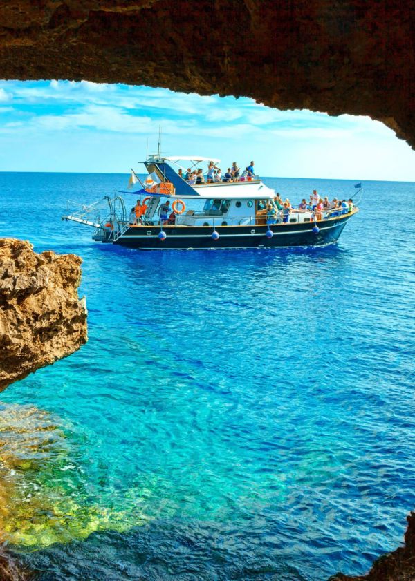 Sea Caves Trail in Cyprus