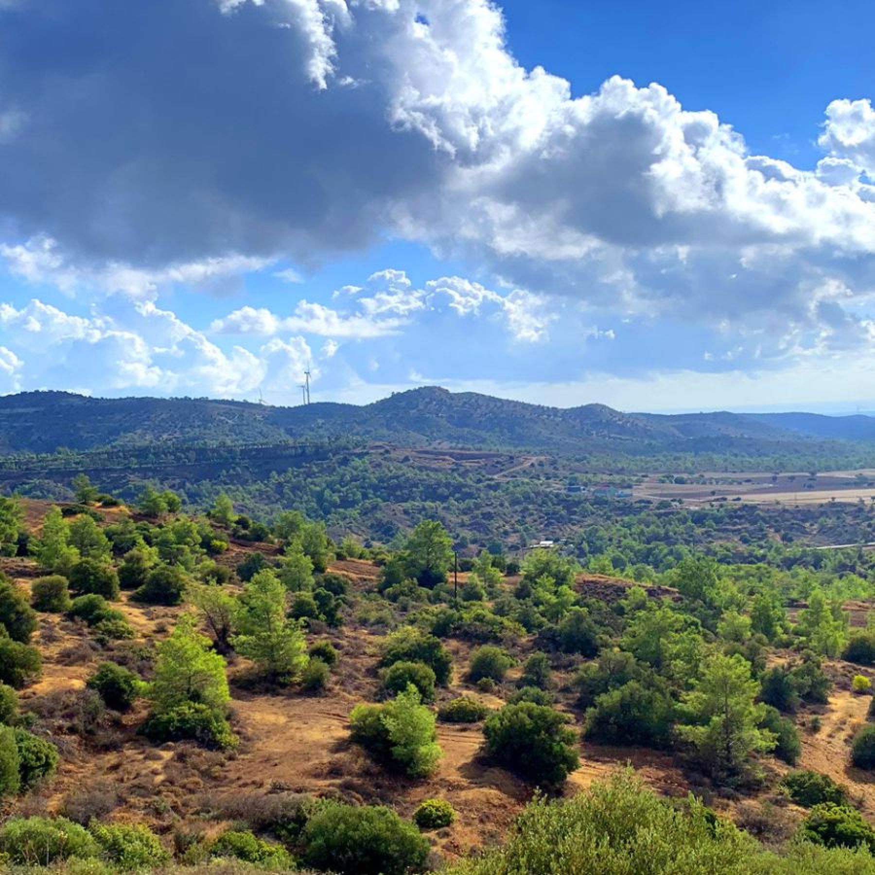 Panorama Walking Trail in Pyrga Village in Cyprus