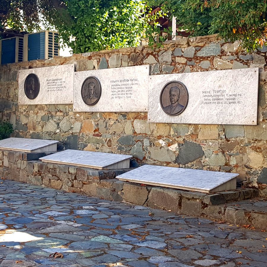 E.O.K.A Heroes Monuments in Palaichori Village, Cyprus