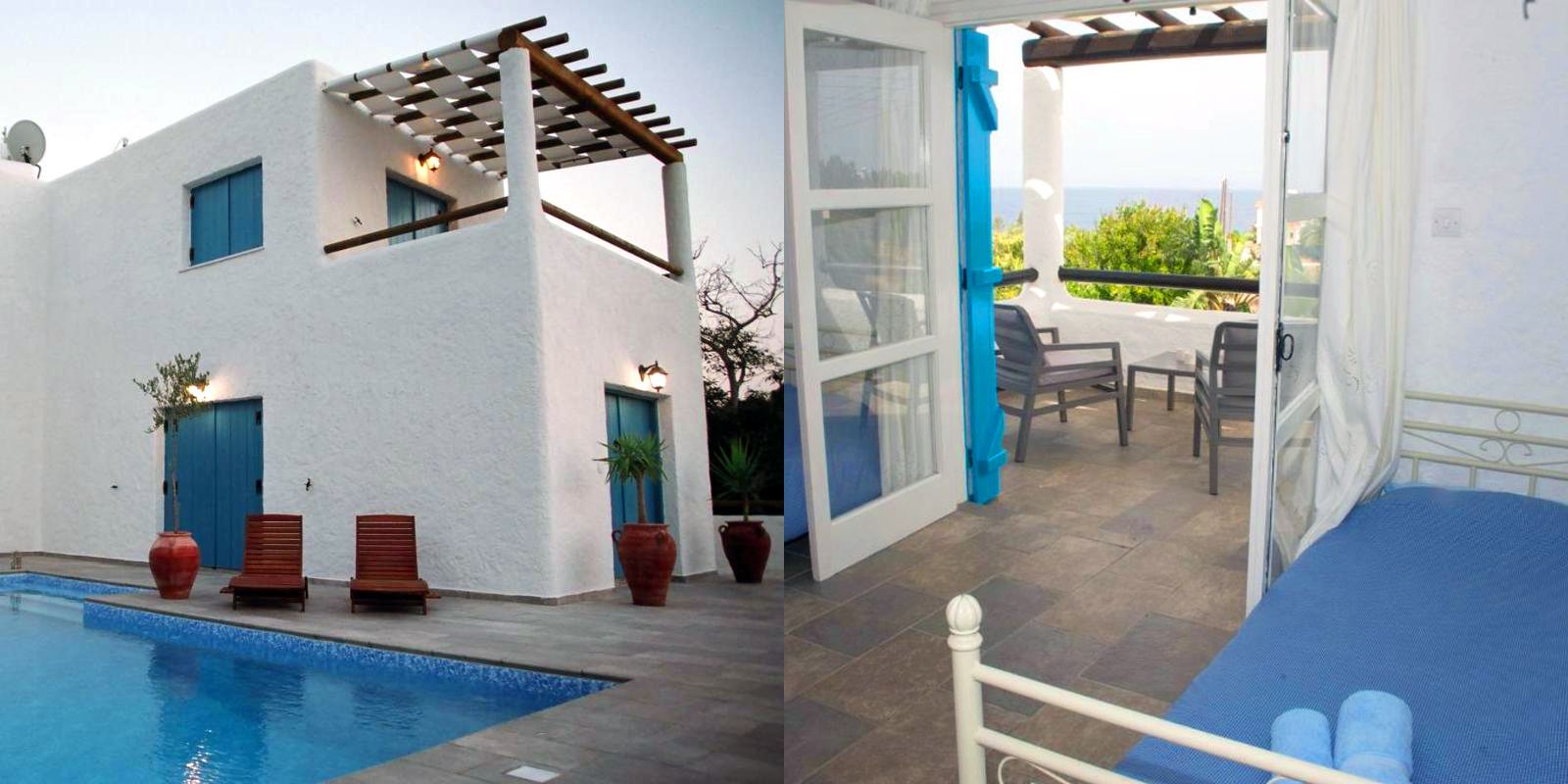 Beach <br>Villa Pantheon accommodation in pafos