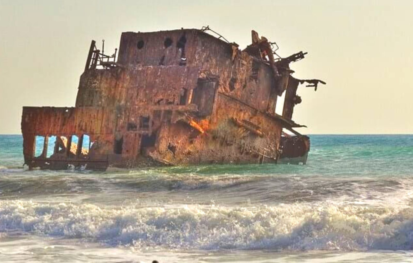 The Three Stars Wrecking Diving Site Limassol Cyprus