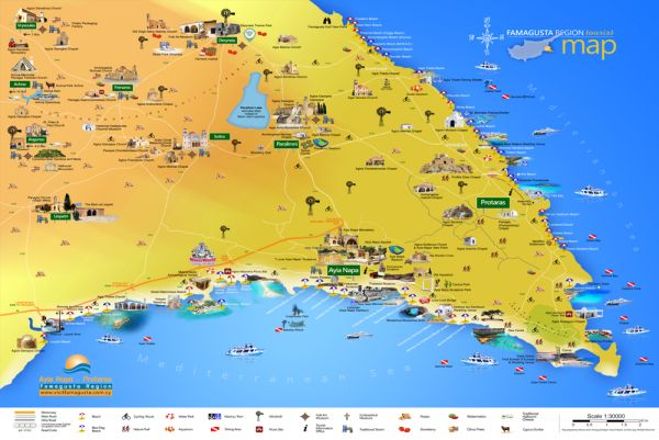 Famagusta Map