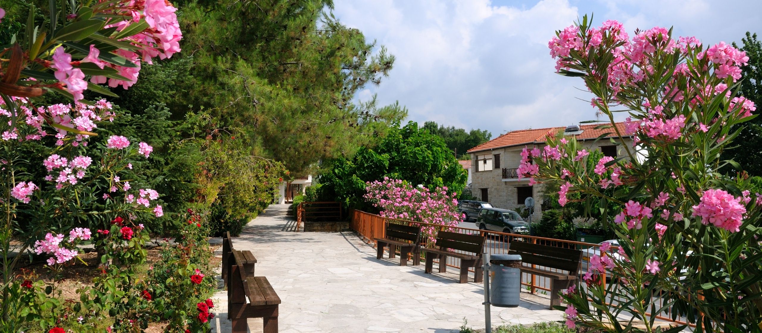 Omodos Village i nCyprus