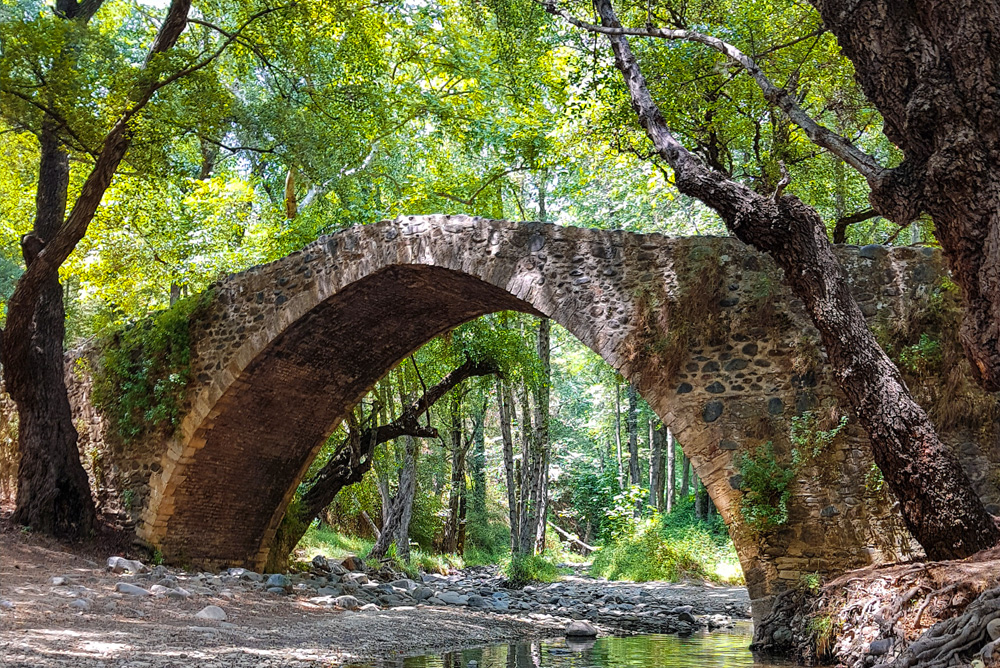 Tzielefos Medieval Bridge in Cyprus