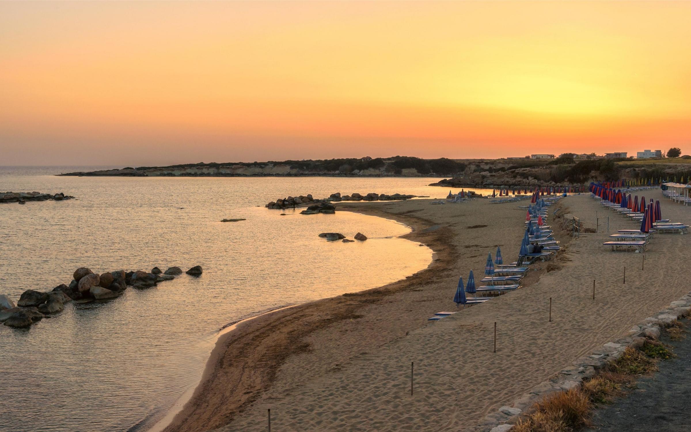 Laourou Beach in Cyprus