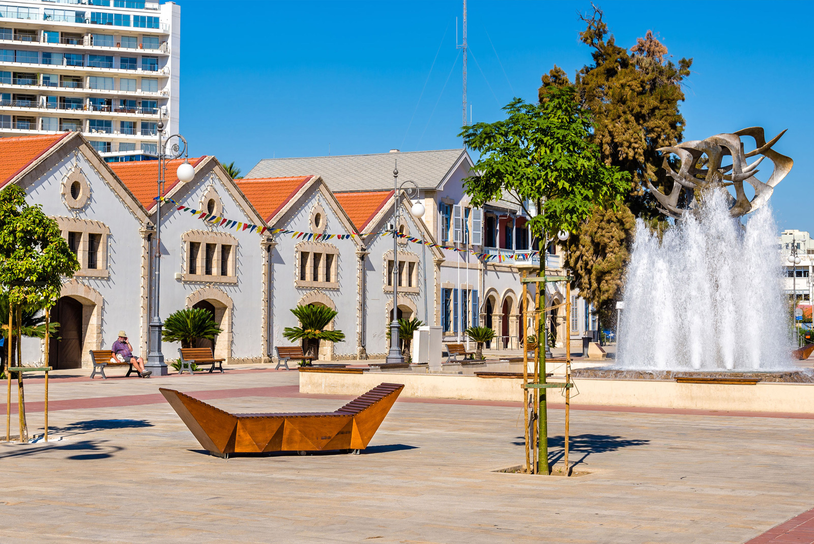Larnaca City Center in Cyprus