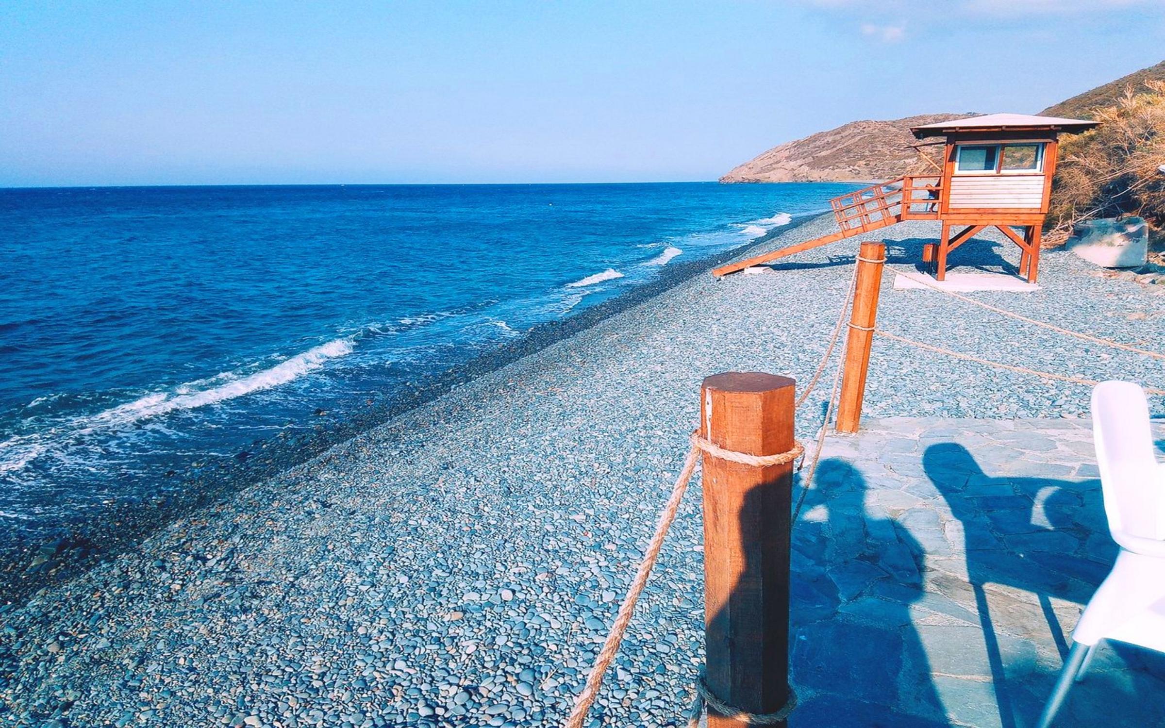 Krioneri “grape by the sea” Beach in Cyprus