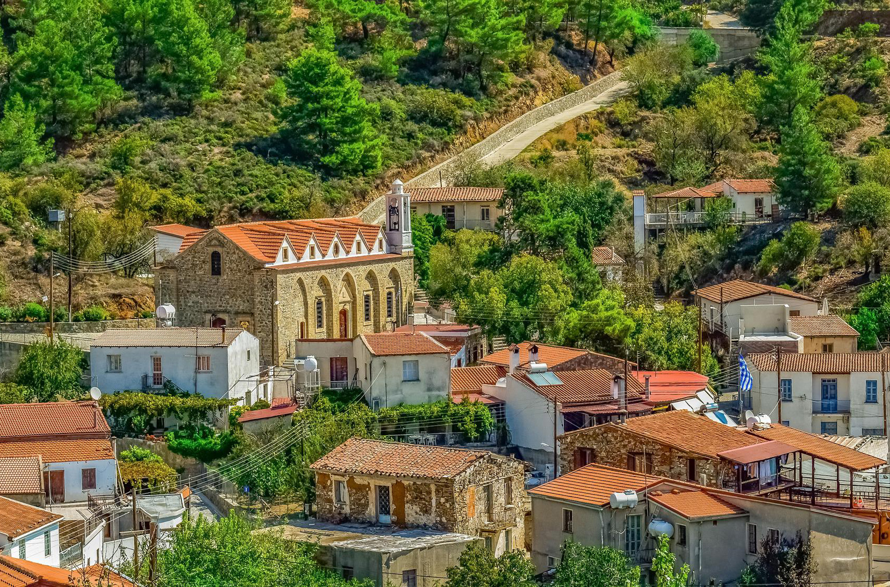 Vavatsinia Village in Cyprus