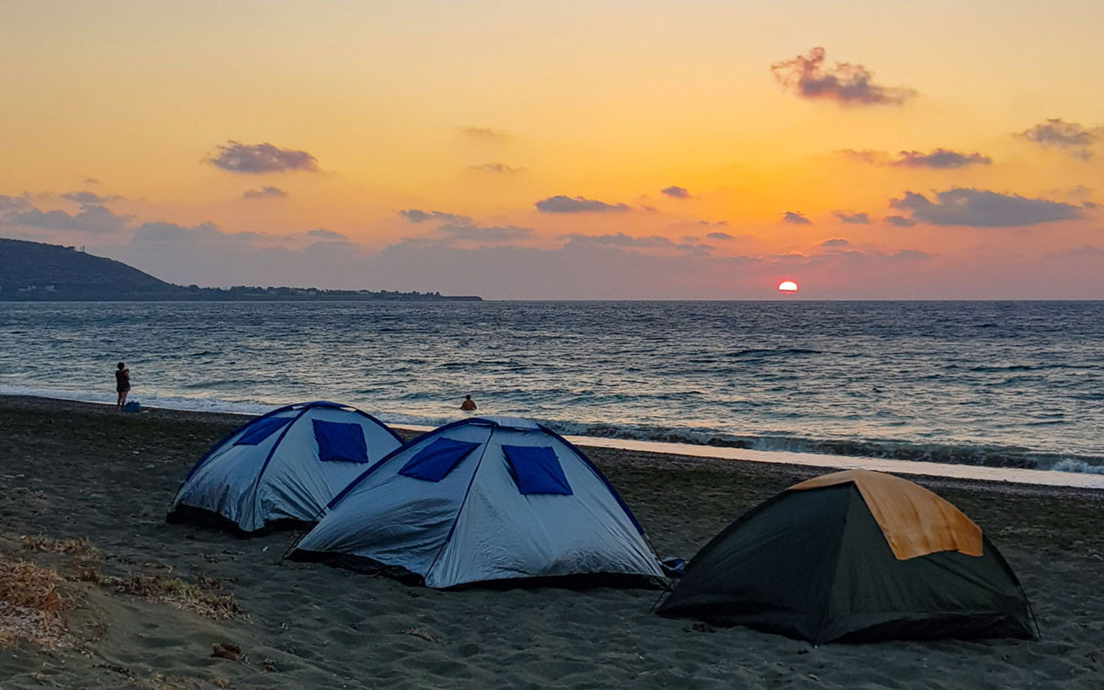 Pachyammos Beach campsite  in Cyprus