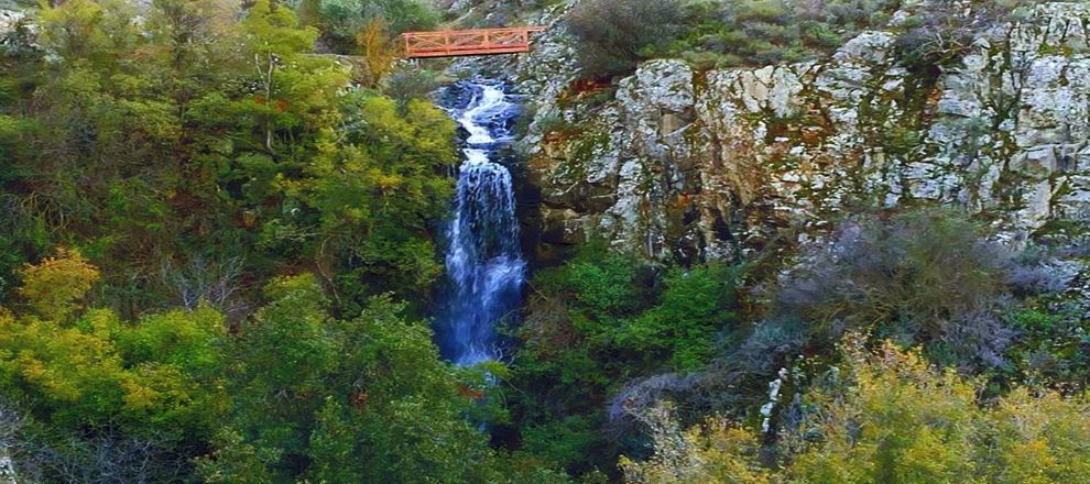 Waterfall Mavritsios in Gourri Village Cyprus