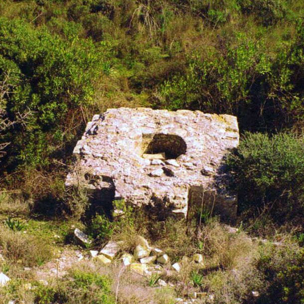 Old Aqueduct in Pyrga Village Cyprus