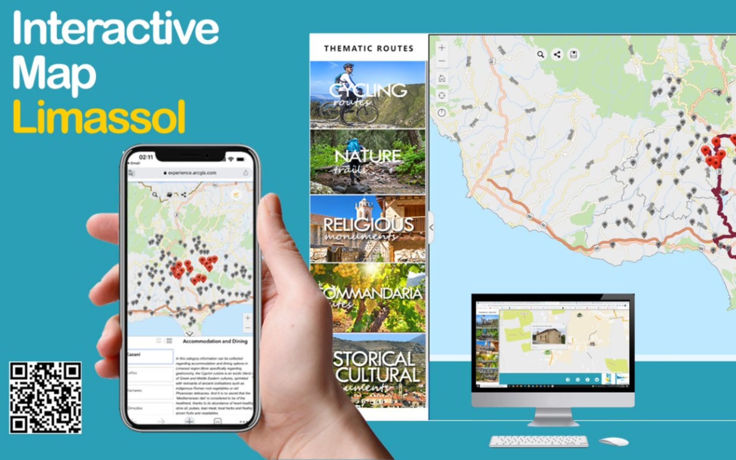 Interactive Map Limassol in Cyprus